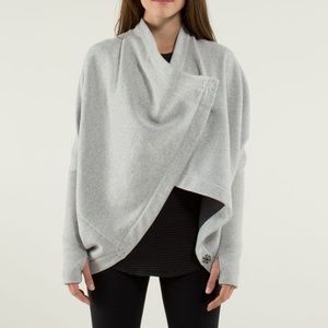 lululemon athletica Gray Wrap Jacket